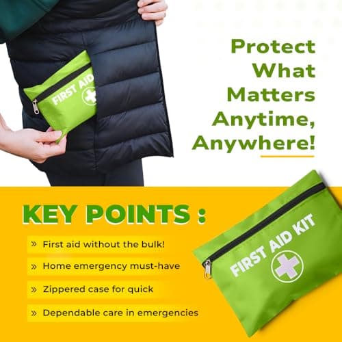 ZOPPER First Aid Kit 2 Pack (24 Pieces Each) – Compact Emergency Medical Kit, Portable Travel First Aid Pouch for Home, Car, Office, Camping & Workplace Safety — view 3