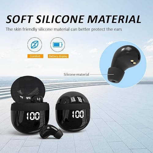 Invisible Mini Wireless Bluetooth Earbuds,Small Ear Buds for Side Sleepers — view 5