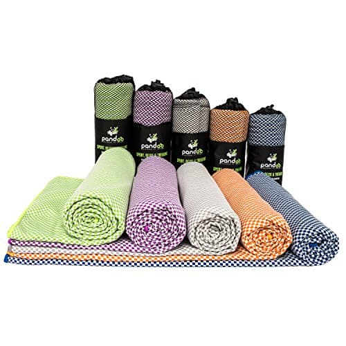 pandoo Bamboo Travel Towel – Ultralight, Extremely Absorbent & Quick Drying – Better than Standard Microfibre – Sports, Travel, Trekking & Bath Towel – All Sizes in 5 Colours (Dark Grey) — view 5