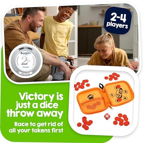 TOMY Games 5 Up - Addictive Travel Game - Fun Family Game for Kids and Adults - 2-4 Player - Push Your Luck Dice Games - For 5+ Year Olds - Family Trips and Birthday Gifts Idea — view 3
