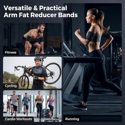 2 Pcs Arm Bands for Women Men, Neoprene Compression Sleeve Arm Bands — view 4