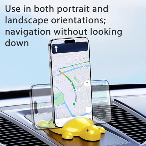 Fravsiu Car Phone Holder, Turtle Shape Stand, Phone Car Mount with Non-Slip Design, Mobile Holder for Family Friends Men Women, Cars Accessories, Phones Holders Set for Travel Use — view 5