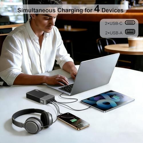 JUOVI 90W Laptop Power Bank Fast Charging 20000mAh — view 4
