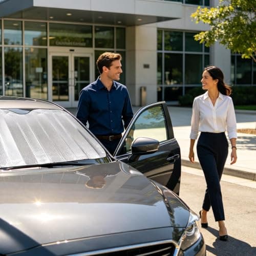 Car Sunshades for Windshield Automotive Glass Heat Insulation — view 2