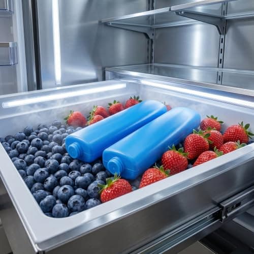 2pcs Reusable Insulin Cooler Ice Packs for Travel Case Blue — view 5