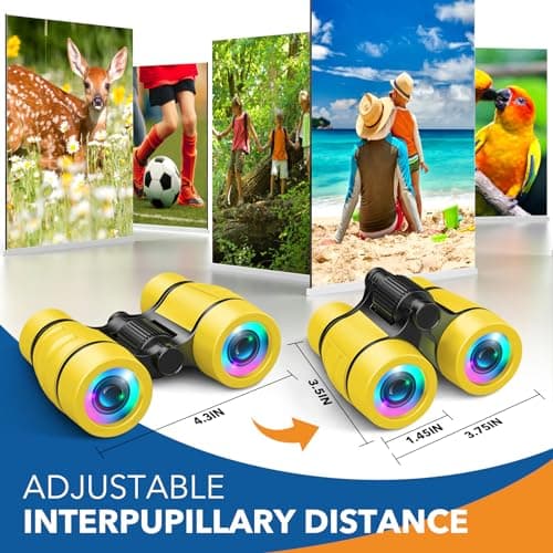 HappyKidsClub Girls Toys Age 3-9, Binoculars Kids Gifts for Girls Toys 3-9 Year Old Boy Girls Birthday Presents — view 6