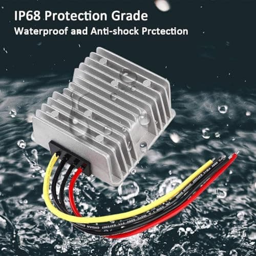DC 12V/24V to 5V 20A 100W Step Down Voltage Converter, Waterproof Buck Power Regulator for Golf Cart, Club Car, LED - DC 12V/24V to 5V 20A Converters — view 6
