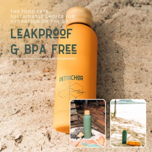 Perevor Forest Green Water Bottle 500ml - Insulated Stainless Steel — view 5