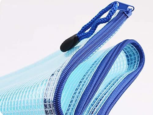 A4 Zip Wallets Plastic Zip Wallets 5Pcs A4 Zip Folders Extra Thick-5Pack — view 2