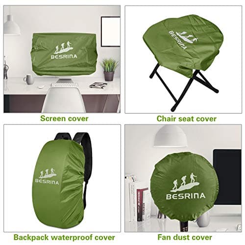Besrina 15-90L Waterproof Backpack Rain Cover with Reflective Safety Strip — view 4