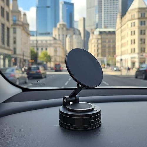 wowtravel Suction Cup Phone Mount | Vacuum Lock Car Phone Holder with 360° Rotation | Strong Dashboard & Windshield Mount Works with iPhone 17 Pro Max, 16, 15, 14, 13, 12 and Android Devices — view 6