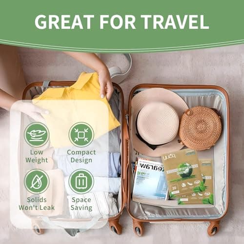 YUCO Laundry Detergent Sheets 40 Washes, Eco Travel Laundry Detergent Liquidless Soap Sheet, Dissolvable in in Sink and Washer, Plastic Free Packaging Cardboard Envelope, Forest (1 Pack, 80g) — view 6