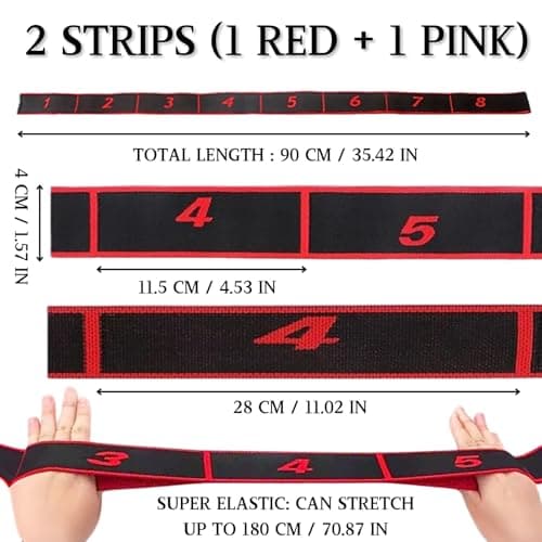 KEYRI 2 PCS Resistance Bands Stretch Strap Elastic Kids Stretch Band — view 2