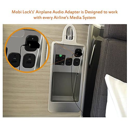 2Pcs Gold-Plated Airplane Flight Headphone Adapters, for In-Flight Audio — view 5