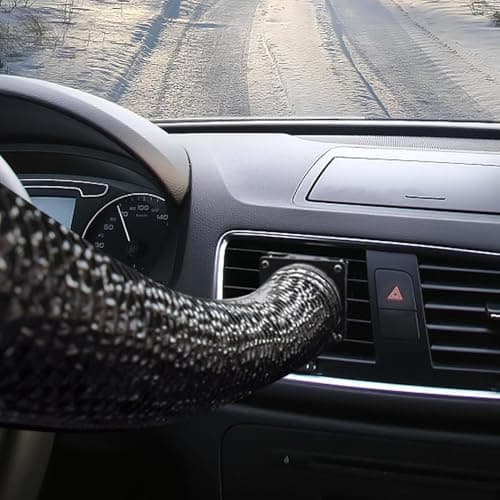 Car Ventilation Extension - Air Conditioning Extension Hose, Car Cooling Tube | Back Seat Cooler for Drivers Men Women Professionals Road Trip Travel Vehicle Portable Air Conditioning — view 4