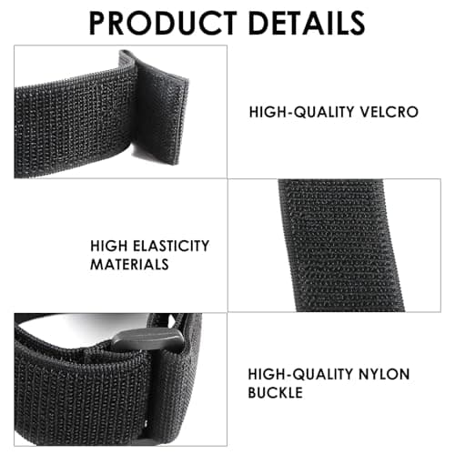 2-Pack Adjustable Elastic Tie Down Straps Quick Release Buckles — view 3