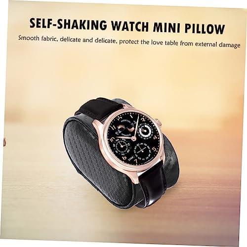 GALPADA Black Watch Display Pillows 5 Pack PU Leather Bracelet Supports — view 3