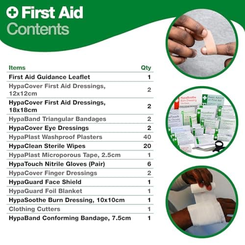 Safety First Aid British Standard First Aid Kit in Nylon Case, Small — view 6