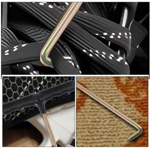 ibasenice 4pcs Portable Trampoline Spring Pull Tool with Metal Spring Hook and Iron Construction for Safe Installation and Multi-functionality in Indoor Trampolines and Bounce Houses — view 3