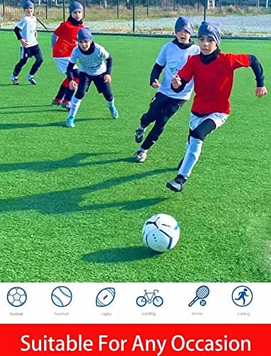 HOPLYNN Boys' Youth Long Sleeve Base Layer Compression Athletic Tights Underwear Running Baseball Soccer Top Shirt Balck M — view 6