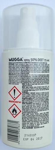 Mugga Effective Insect Mosquito Repellent 8 Hours Tropical Travel Spray Roll-on (Insect Mosquito Repellent Spray 50% 75ml) — view 3