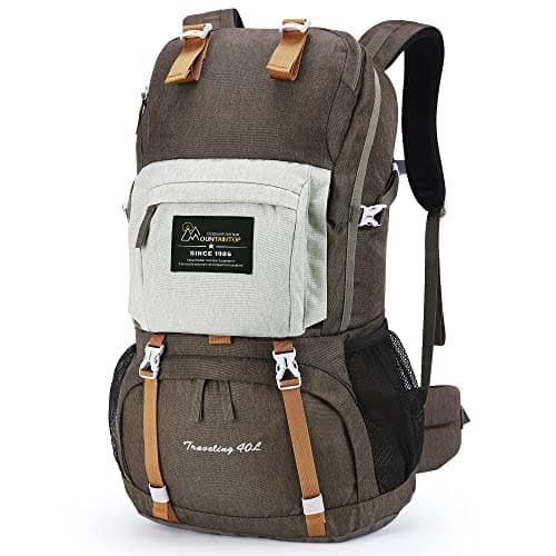 MOUNTAINTOP 40L Hiking Backpack Water Resistant Rucksack Unisex