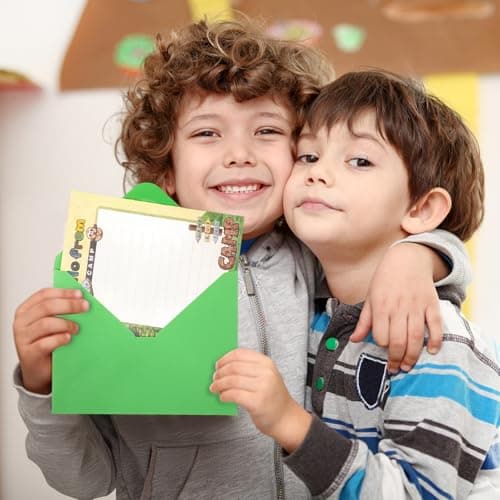 12 Sets Camp Stationary Set Letter and Envelopes for Boys and Girls — view 4