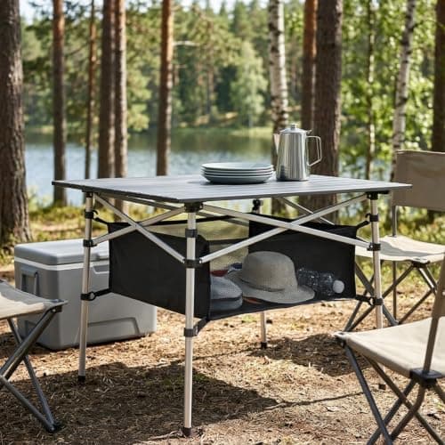 Quick-Dry Hanging Mesh Organizer for Camp Table Storage — view 5