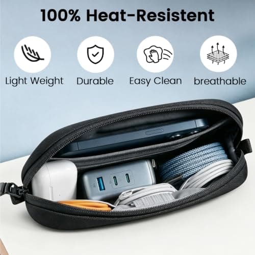 Seekjoy Electronics Organizer Travel Case, Cable Organiser Bag — view 3