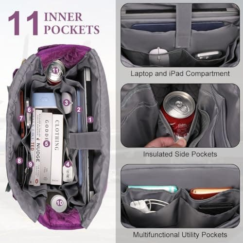 APXEL Laptop Bag Briefcase for Women Large Laptop, 15.6 inch Teacher Bag — view 5