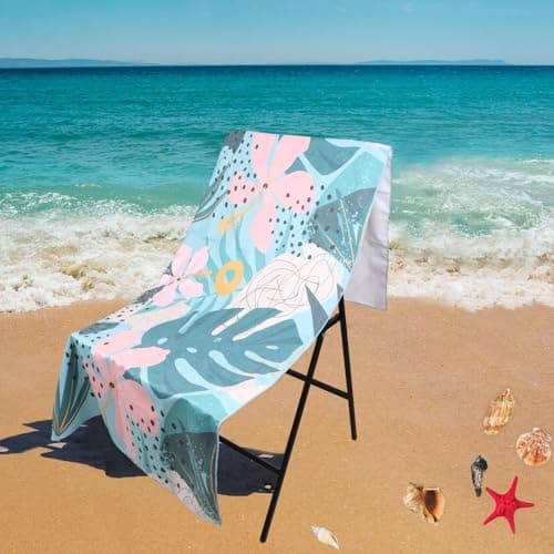 Sricam Large Microfiber Beach Towel, 180×80cm Oversized Quick Dry Beach Towels for Adults, Sand-Free Lightweight Swimming Towel for Travel, Beach & Pool — view 5