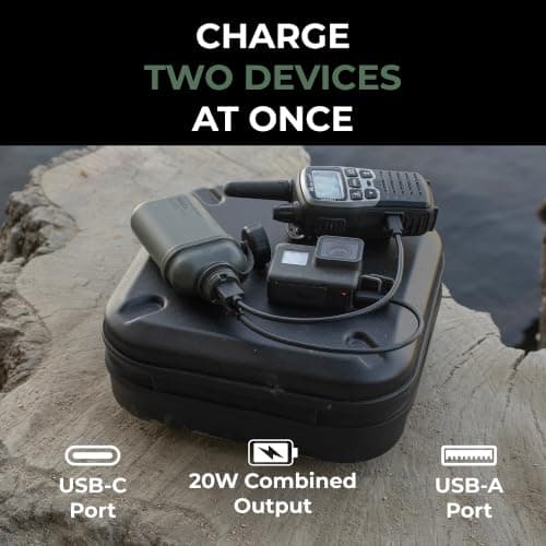 ELECOM NESTOUT 10000mAh Rugged Outdoor Power Bank, IP67 Waterproof, 20W — view 6