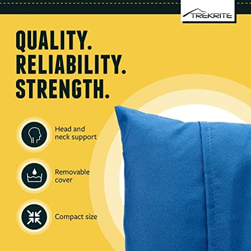 Trekrite Small Travel and Camping Pillow – Compact/Pack Away Cushion with Removable Washable Cover — view 2