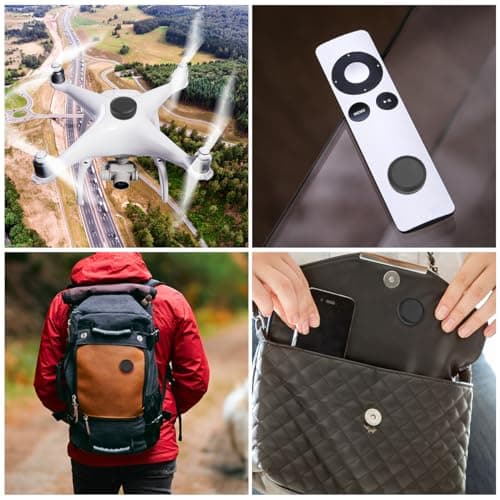 AXFEE 4PCS IPX8 Waterproof Air tag Holder, Air-Tag Protective Case (Black) — view 5