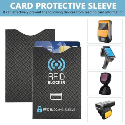 RFID NFC Blocking Card Sleeves, 10 Pack — view 4