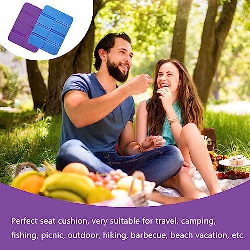 Folding Sit Mats Portable Waterproof Hiking Seat Pad forCamping Outing,2pcs — view 5