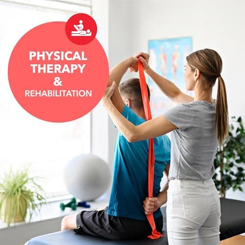Beenax Resistance Band For Men & Women - Exercise Band to Build Muscle, Flexibility, Strength for Pilates, Yoga, Rehab, Stretching, Fitness, Gym, Physio, Strength Training and Workout — view 5