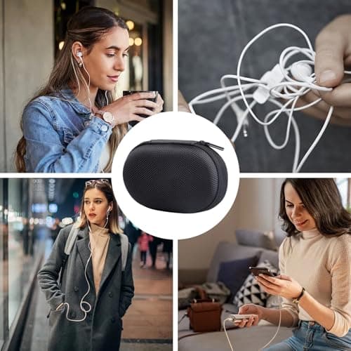 Ear Buds Case - Wireless Earphone Case, Headphone Zipper Bag | Portable Storage Organizer, Compact Travel Pouch, Protective Carry on Road Trip, Outdoor Gear Use — view 3