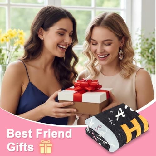 Vicloon Flannel Blanket Gifts, 150x130cm Hug Gifts Blanket, Funny Birthday Blankets, Soft Throw Gift Blankets with Heartfelt Quotes, Friendship Feel Better Present for Birthday,Christmas,Graduation — view 6