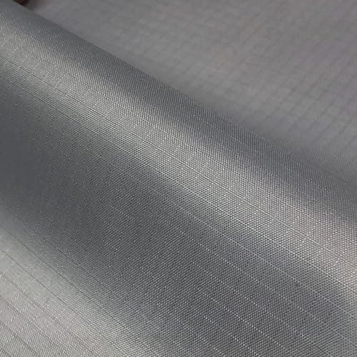 Ripstop Fabric - 60 Inch Wide - Lightweight Waterproof & Tear Resistant Nylon for Outdoor, Tent, Kite, Camping, Clothing, Bagmaking (Silver, 1 Metre)