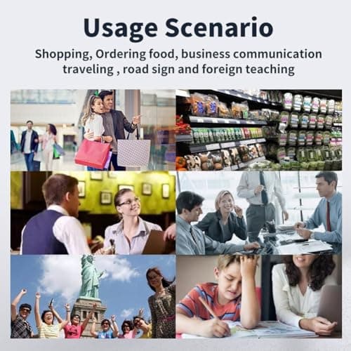 Honseadek Offline Translation Pen with Intelligent Scanning and Point Reading, 123 Languages Translator for Students and Teachers, Portable ABS Device(pink) — view 3