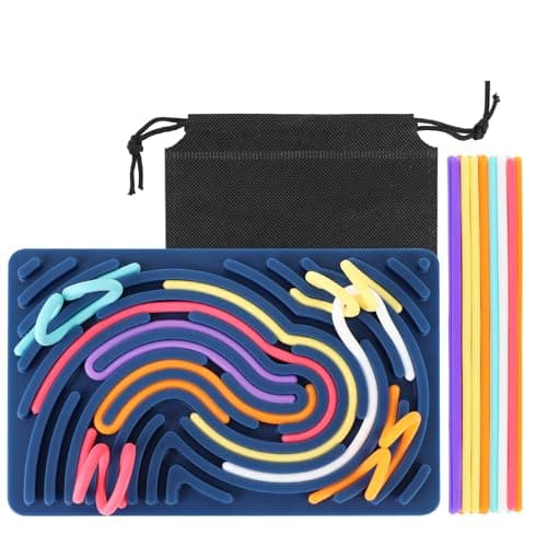 ddLUCK Sensory Activity Board for Autism ADHD, Fidget Toys for Kids Adults