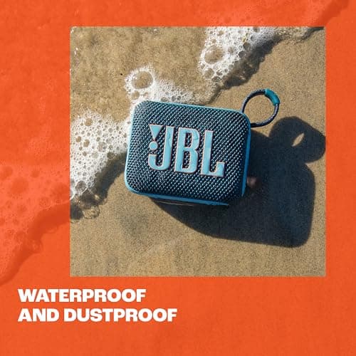 JBL GO 4 Ultra-Portable Bluetooth Speaker with Big JBL Pro Sound and Punchy Bass, PlaytimeBoost, Waterproof Design and 7-Hour Playtime, Camo — view 4