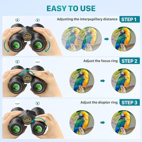 Kylietech High Power 12x42 Binoculars for Adults Fogproof & Waterproof — view 4
