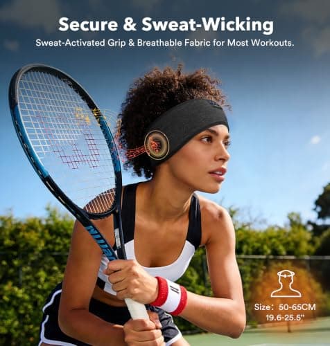 MUSICOZY Sleep Headphones Headband Cooling Headphones for Sleeping & Sport — view 4