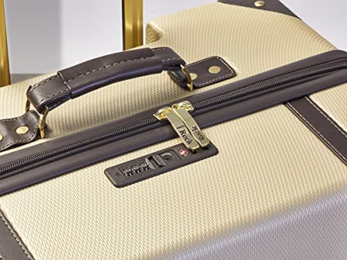 Rock Vintage Small 32L Hard Shell Suitcase - Gold — view 5