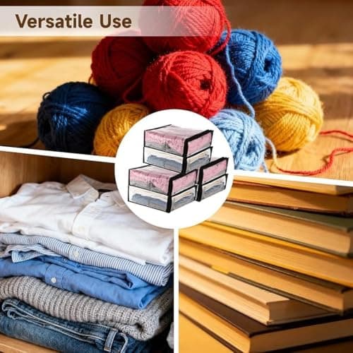 CYDZSRA Clear Organizer Bags Moth Proof Sweater Bags Waterproof Packing — view 5