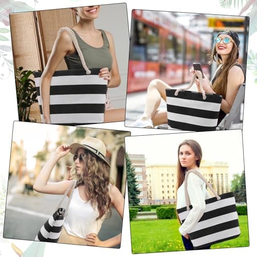 Zuimei Beach Bag,Waterproof Tote Bag Canvas Summer Bags — view 6