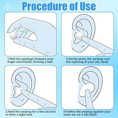 12 Pairs Silicone Ear Plugs for Sleeping, 27dB Noise Cancelling & Waterproof - Reusable Soft Earplugs for Sleep, Swimming, Travel, Concerts - Comfort Fit for Side Sleepers & Travelers — view 5