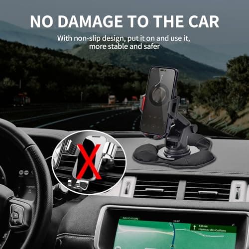 Nonslip Beanbag Dashboard Friction,Car Sat Nav GPS Dashboard Mount for Garmin, TomTom, Magellan and Other Portable GPS Navigators — view 5